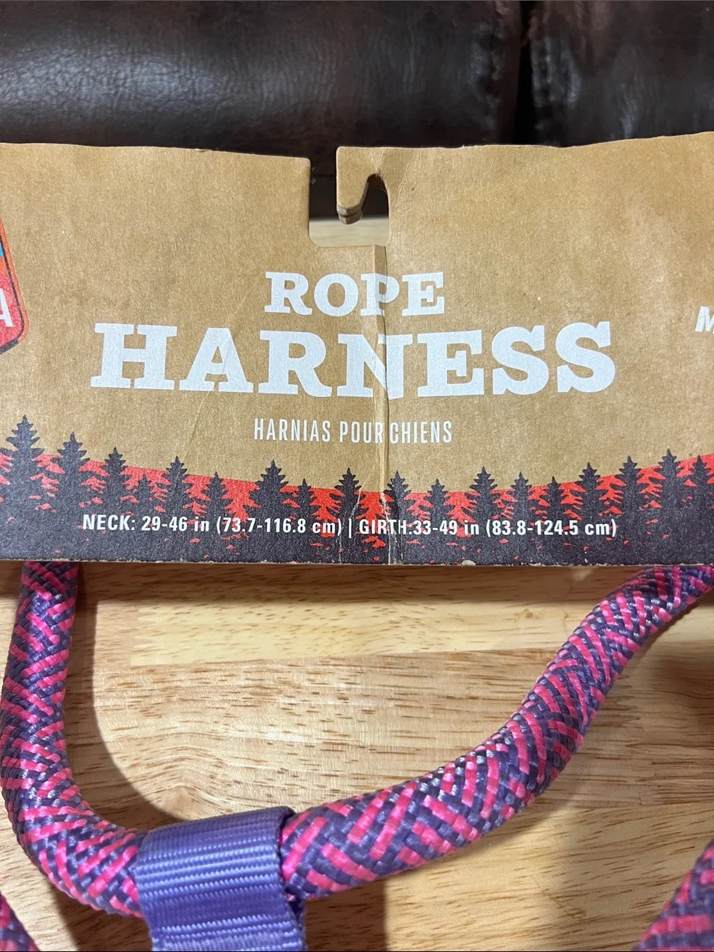 Arcadia tails Rope Harness in Purple/Pink XXL XL z97